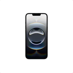 Alternative view of Apple iPhone 16e 128 GB, hvid