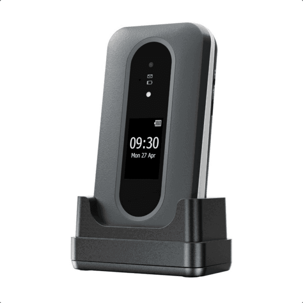 Doro Leva L31 mobiltelefon, grafit/hvid - Image 8