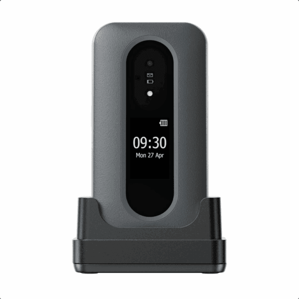 Doro Leva L31 mobiltelefon, grafit/hvid - Image 6