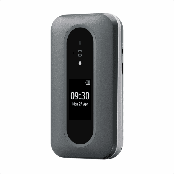 Doro Leva L31 mobiltelefon, grafit/hvid - Image 4