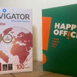 Happy office og Navigator papir